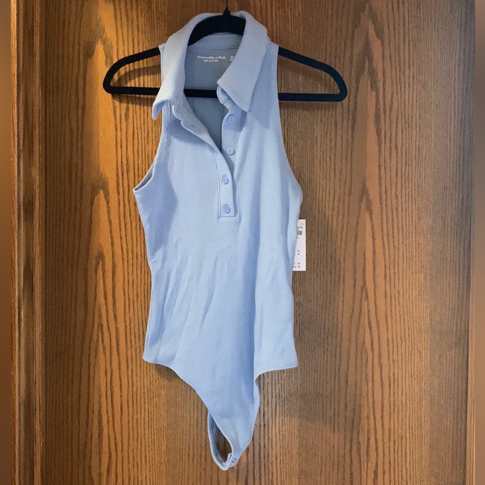 Abercrombie blue button bodysuit!
